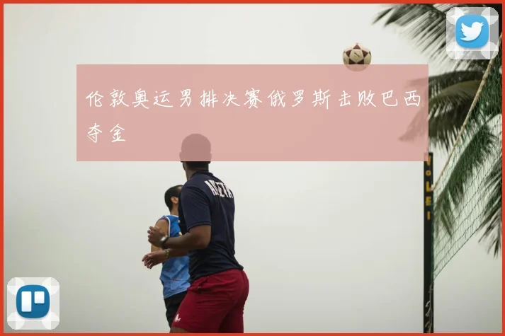 伦敦奥运男排决赛俄罗斯击败巴西夺金