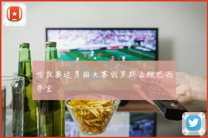 伦敦奥运男排决赛俄罗斯击败巴西夺金